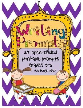 20 More Printable Writing Prompts for Centers and Writer's Notebooks
