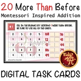 20 More Than Before  |   Google Slides Addition Task Cards