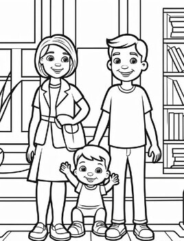 20 National Adoption Month Coloring Pages - Family Coloring Pages