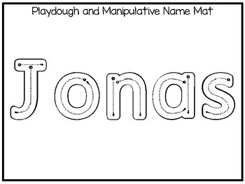 jonas assignment sheet