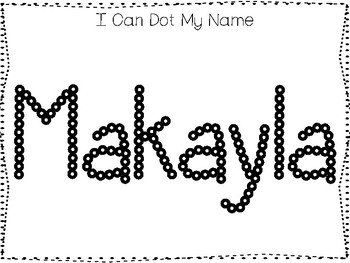 the name makayla coloring pages