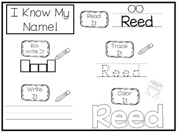 20 No Prep Riley Name Tracing and Activities. Non-editable. Preschool-KDG  Handwr