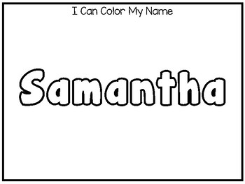 samantha name coloring pages