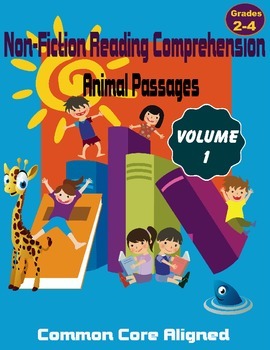 Preview of Reading Comprehension Passages Animals Volume 1 Grades 2-4