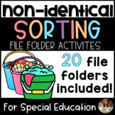 20 Non-Identical Sorting File Folder Activities