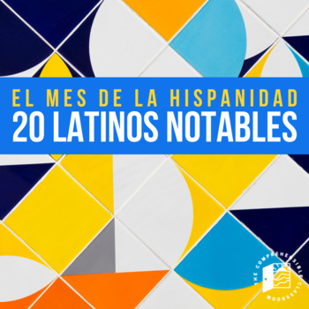Preview of 20 Notable Latinos in the US--biographies for Hispanic Heritage Month