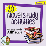 20 Novel Study Activities to use with ANY NOVEL for Interm