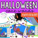 Halloween Core Vocabulary Word Thematic Activities for Spe