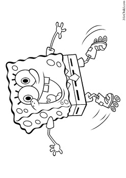 20 Pages SpongeBob Coloring Packet | TPT