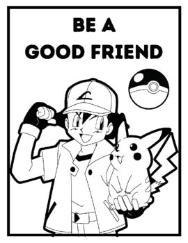 20 Pokemon Classroom Rules Coloring Pages by The Classy Classroom VIP