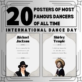 20 Posters of most famous dancers of all time for Internat
