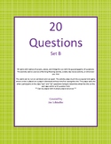 20 Questions Card Set B