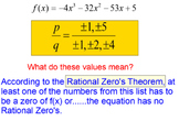 Rational Zero's Theorem 4 Lessons and Multiple Assignments