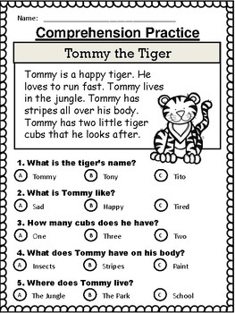 Preview of 20 Reading Comprehension Short Stories (Multiple Choice Questions) Passages