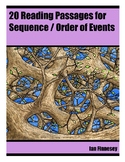 20 Reading Passages for Sequence / Order of Events