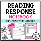 Reading Response Notebook - Reading Response Journals - Reading