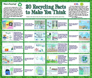 Preview of 20 Recycling Facts To Make You Think  - Poster