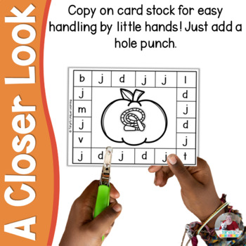Punch Cards BUNDLE for Letter ID & Number ID