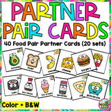 20 Sets of Food Partner Share Pair Up Sets for Think Pair Share