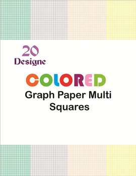 Preview of 20 Sheets of multi-square graph paper