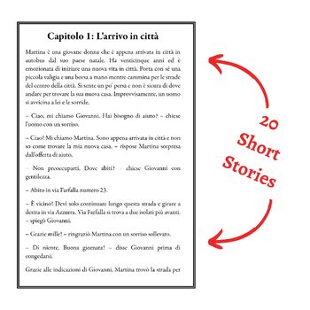 Preview of 20 Short Stories in Italian for Begginers + Excersise