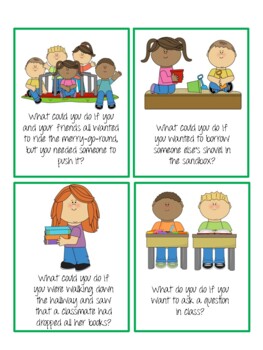social questions for kindergarten