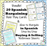 20 Spanish Bargaining Role Play Cards & How To Buy & Sell 