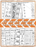 20+ Spooky Themed Worksheets