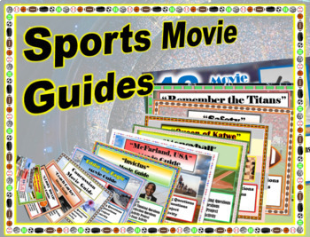 Preview of 35 Sports Related Movie Guides - Huge Movie Guide Bundle