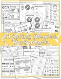 20 Spring Themed Worksheets