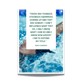 swimming sayings for posters