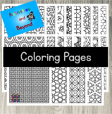 20 Tessellation Coloring Pages - Mandala - Geometric Designs