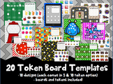 20 Token Board templates (10 designs - 5/10 token options)