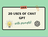 20 Uses of Chat GPT for Teachers (with Prompts!)