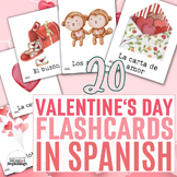 20 Valentine's Day flashcards in Spanish!