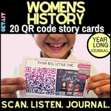 20 Women's History QR code story read-alouds for Listening