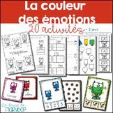 20 activités - La couleur des émotions - French Colors monsters