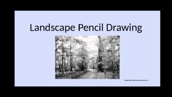 Preview of 20 days of Landscape Art Drawing Images middle school high school class college