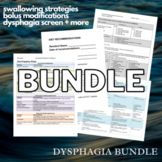 30%off BUNDLE for dysphagia resources (SLP, OT, Public Hea