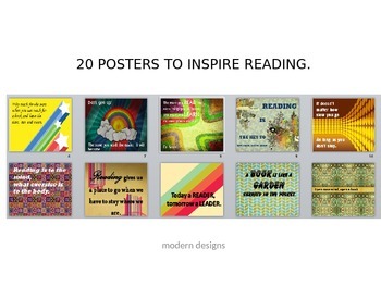 Preview of 20 posters to inspire learning.
