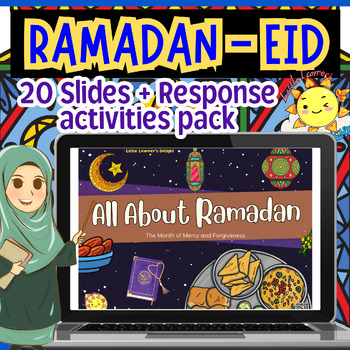 Preview of 20 slides All-ABOUT-RAMADAN Powerpoint, Writing+Reading Response Worksheets