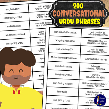 Preview of 200 Conversational Urdu Phrases