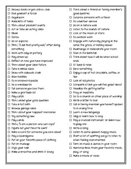 FREE 200+ Coping Skills/Distractions/Pleasant Activities List for Kids ...