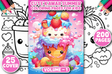 200 Cute Kawaii Summer Coloring Pages/coloring sheets 2024