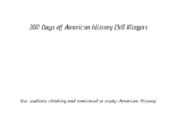 200 Days of American History Bell Ringers