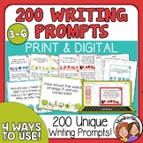 200 Engaging Writing Prompts Slides - for discussion, jour