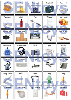 200+ Everyday Objects Photo PECS PDF - Printable Communication Cards