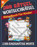 200 German puzzle word search puzzles for kids ratsel wort