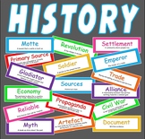200 HISTORY FLASH CARDS TEACHING RESOURCE CLASSROOM DISPLA