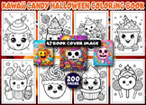200 Kawaii Candy Halloween Coloring Book